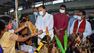 Vice President on Thursday called upon the people, particularly youngsters, to buy and promote Indian handicrafts, handlooms, Khadi and other products made by artisans instead of foreign items.